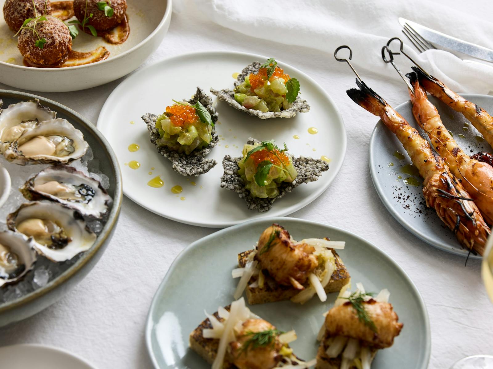 BBQ Seafood Share Menu
