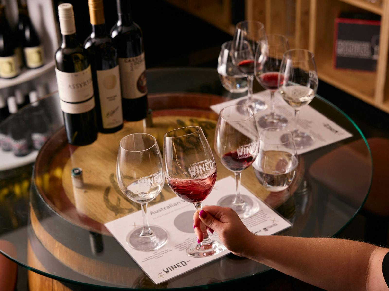 Iconic wine tasting of 3 Australian reserve wines