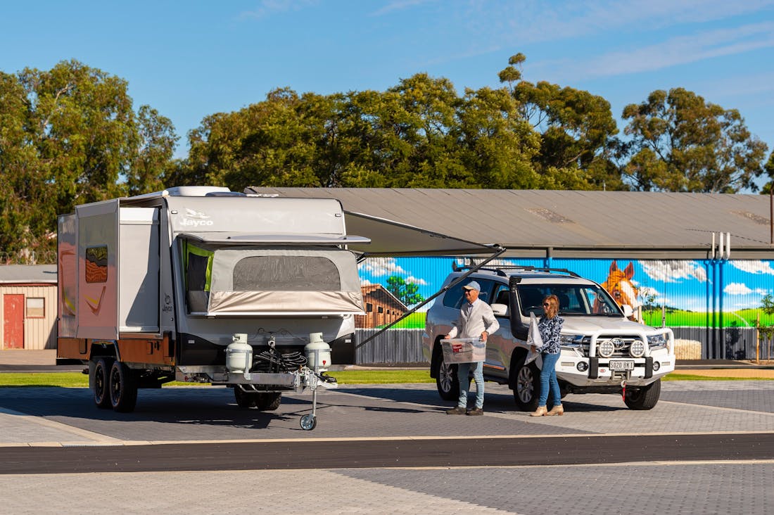 Adelaide Showground Caravan Park, Powered Site Adelaide,