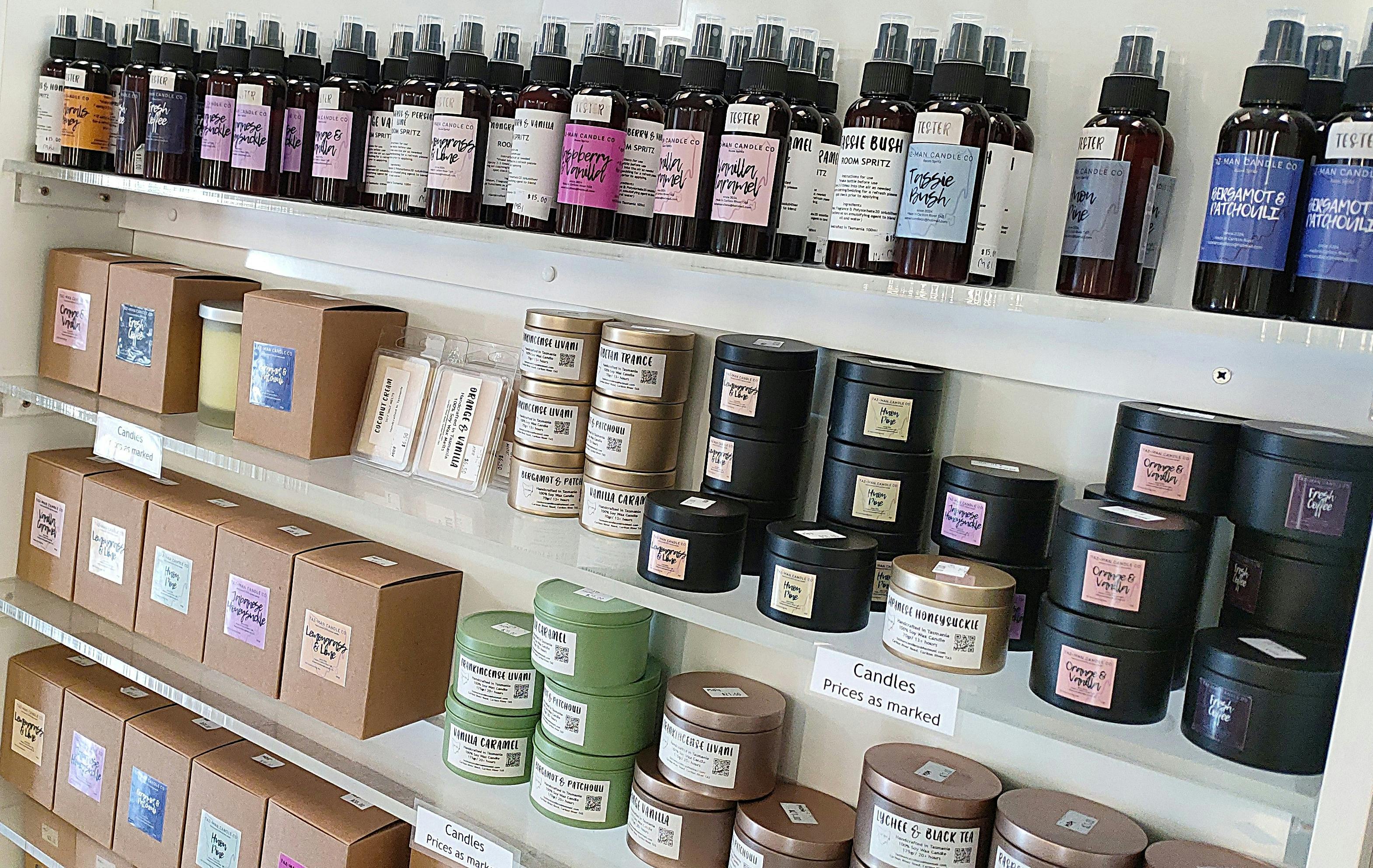 Campbell town, handmade, candles, tasmania, gift