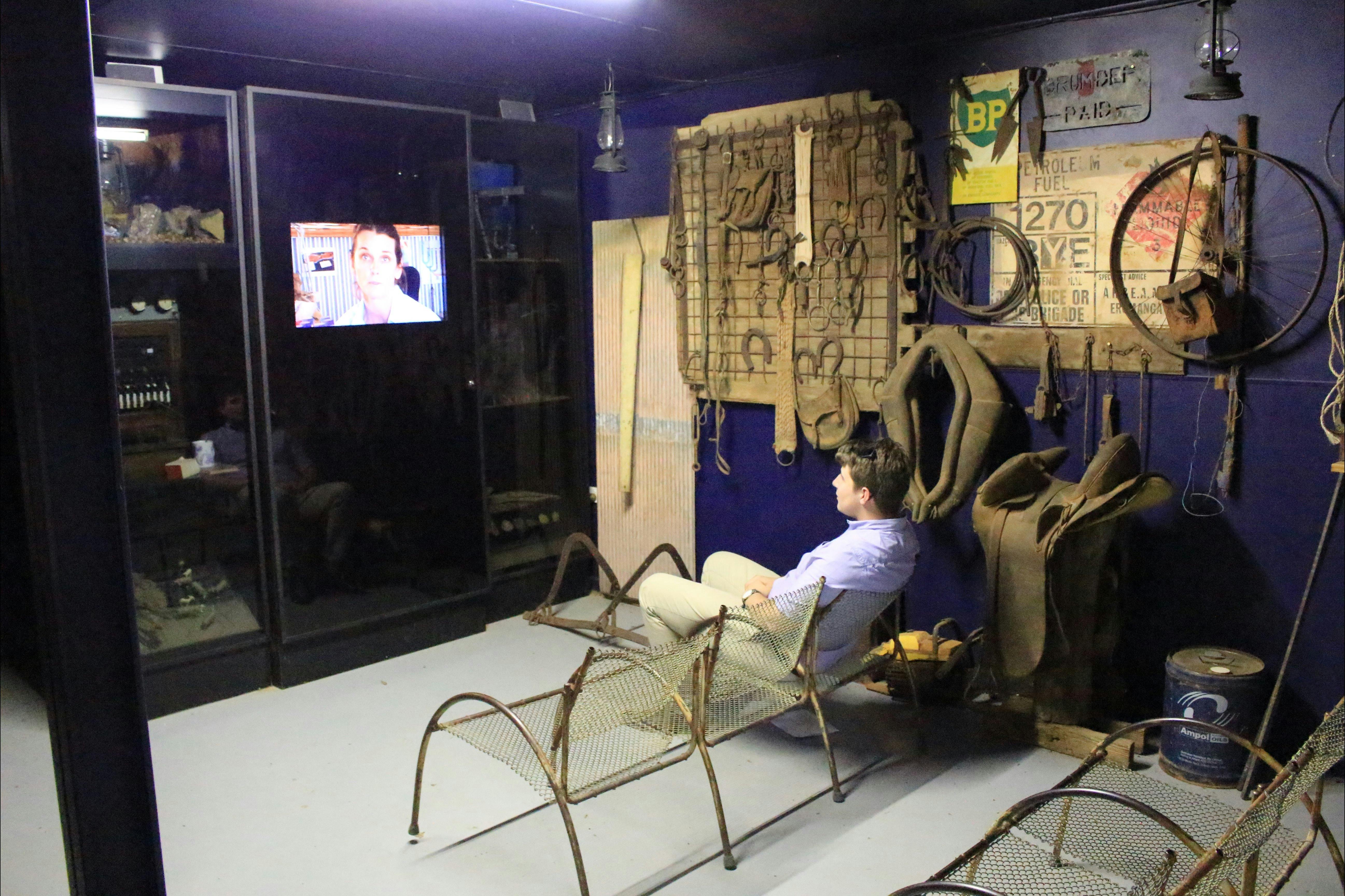 Spectator watching clip - Living History Centre