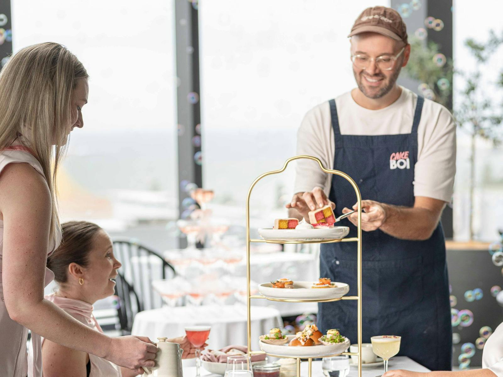 Cake Boi (Reece Hignell) at High Tea