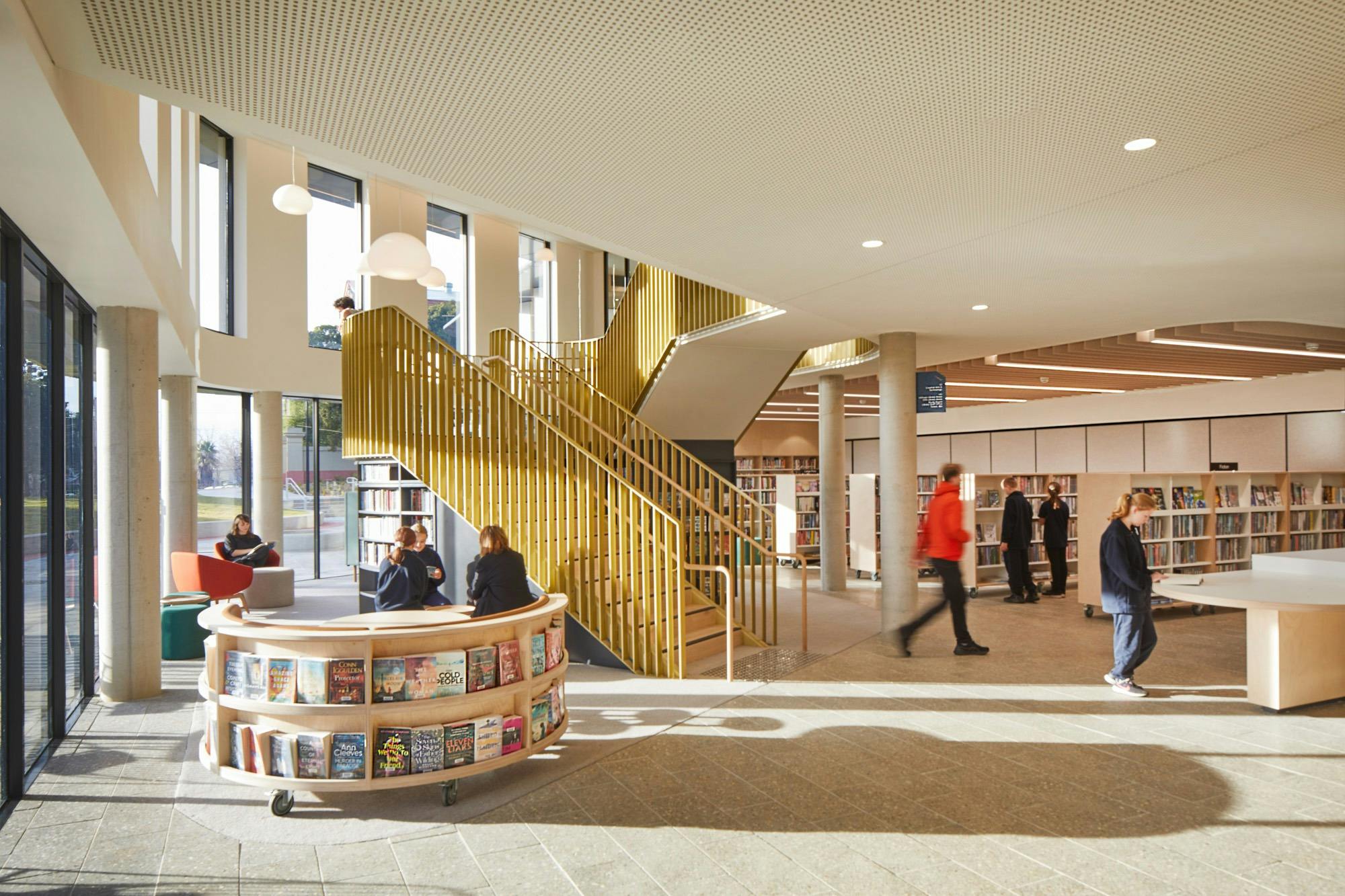 Interior main reading room Young