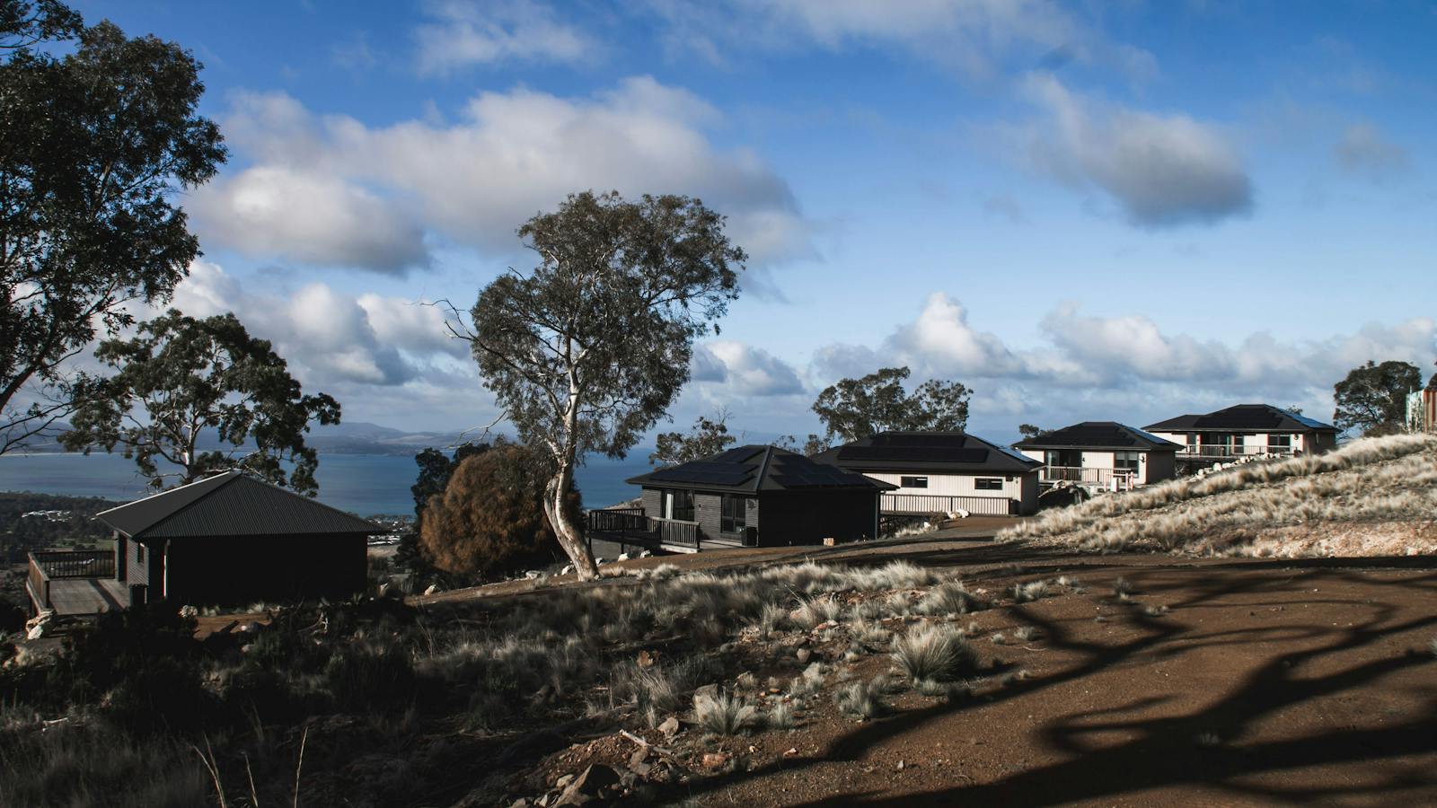 Wombat House surrounded by Tasmanian bushland