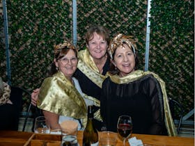Ladies dressed in Greek