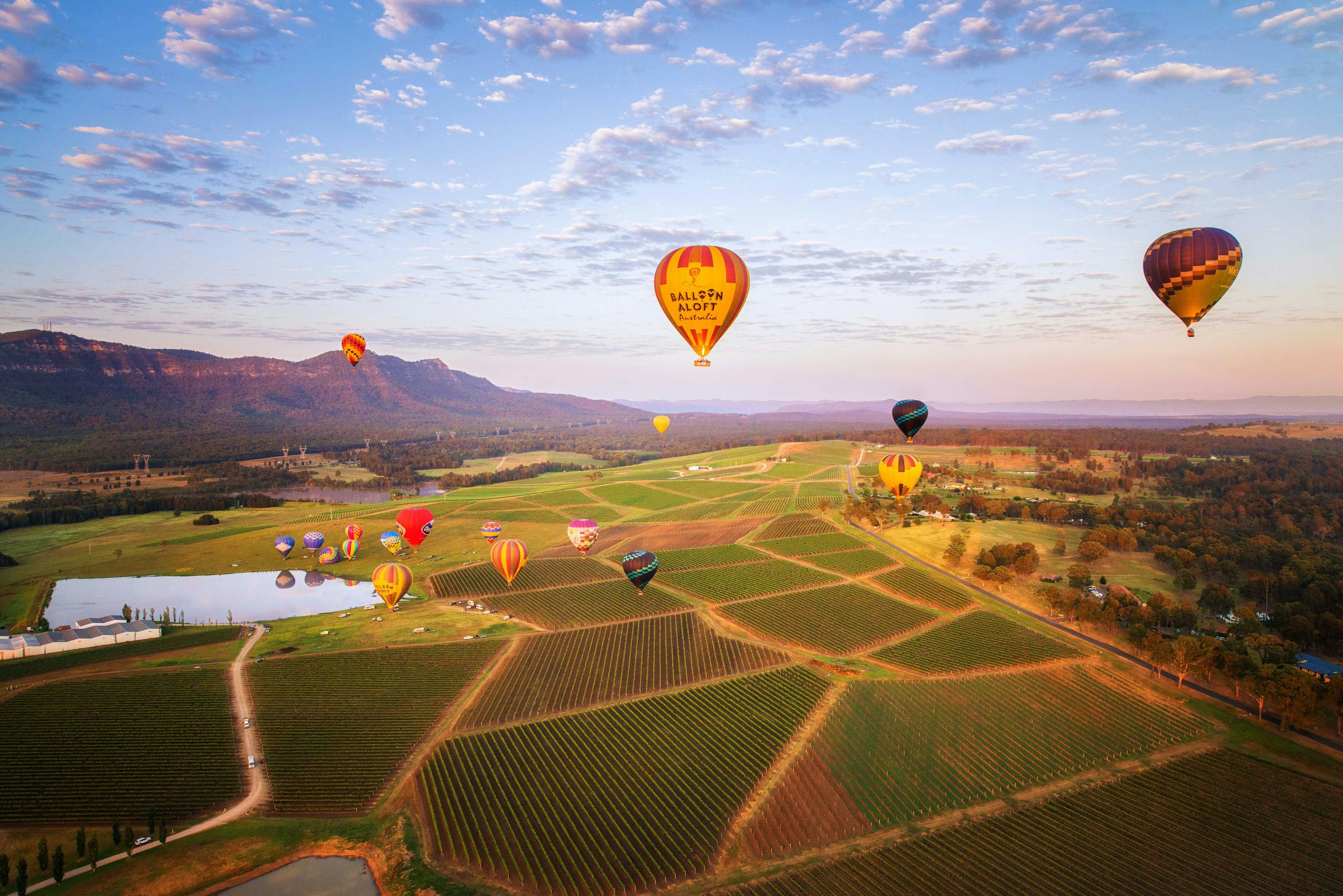 Hunter Valley balloon flights