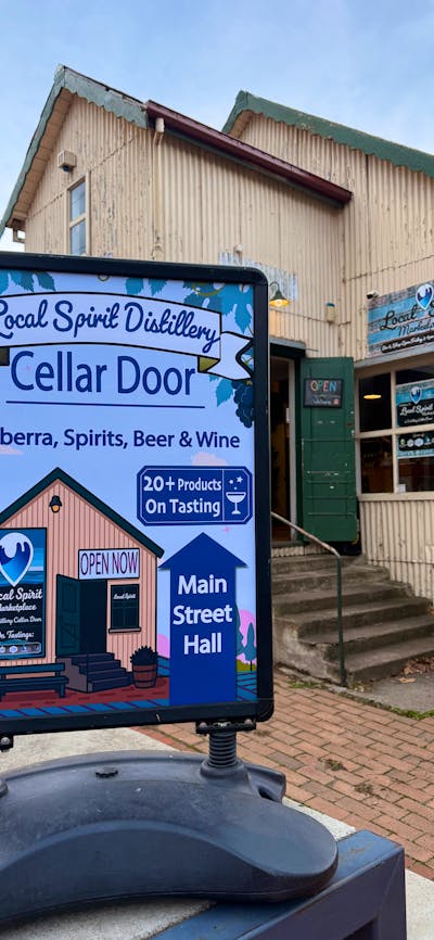 Local Spirit Distillery Tasting Room, Cellar door, tasting experience, vodka gin whisky singlemalt