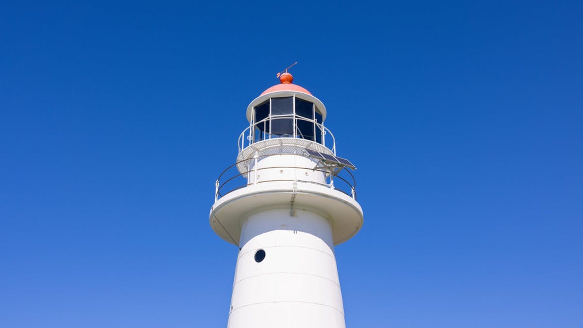 Double Island Lighthouse up close