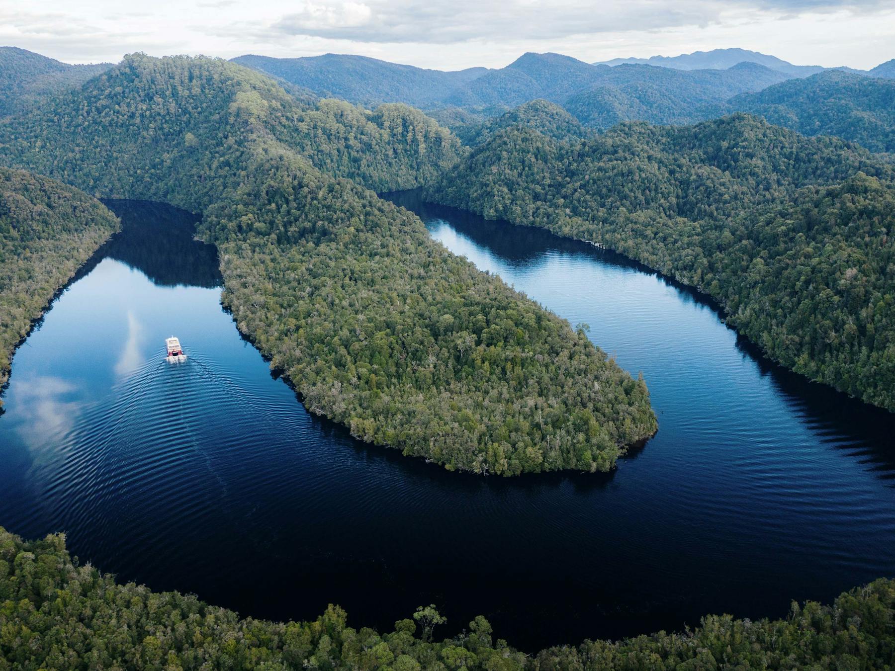 World Heritage Cruises on the spectacular Gordon River.