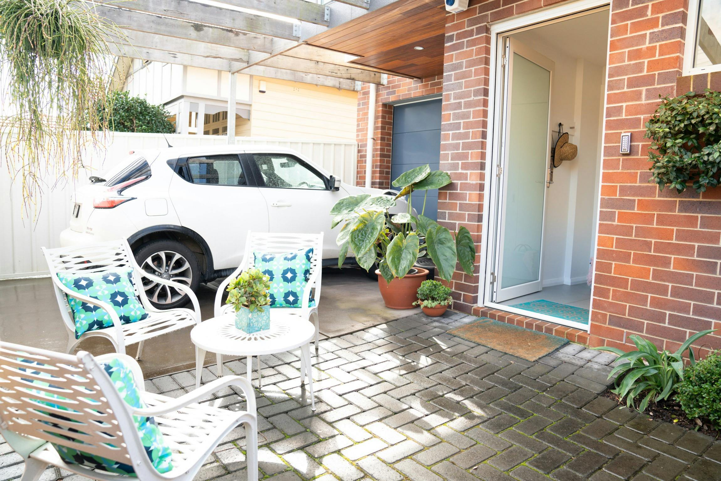 Cooks Hill Parkside의 야외 공간