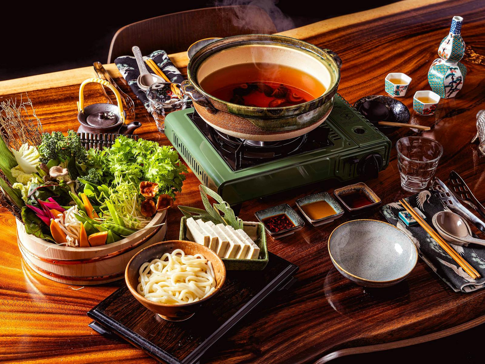 Vegetarian Shabu Shabu Dinner