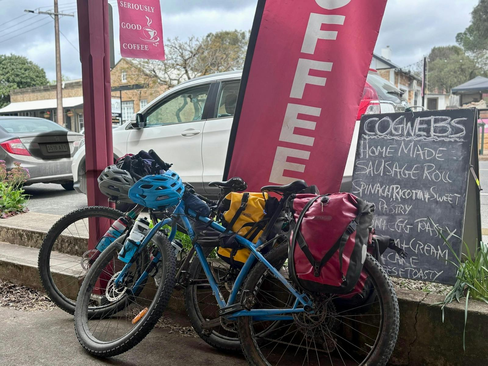 Bike rack available