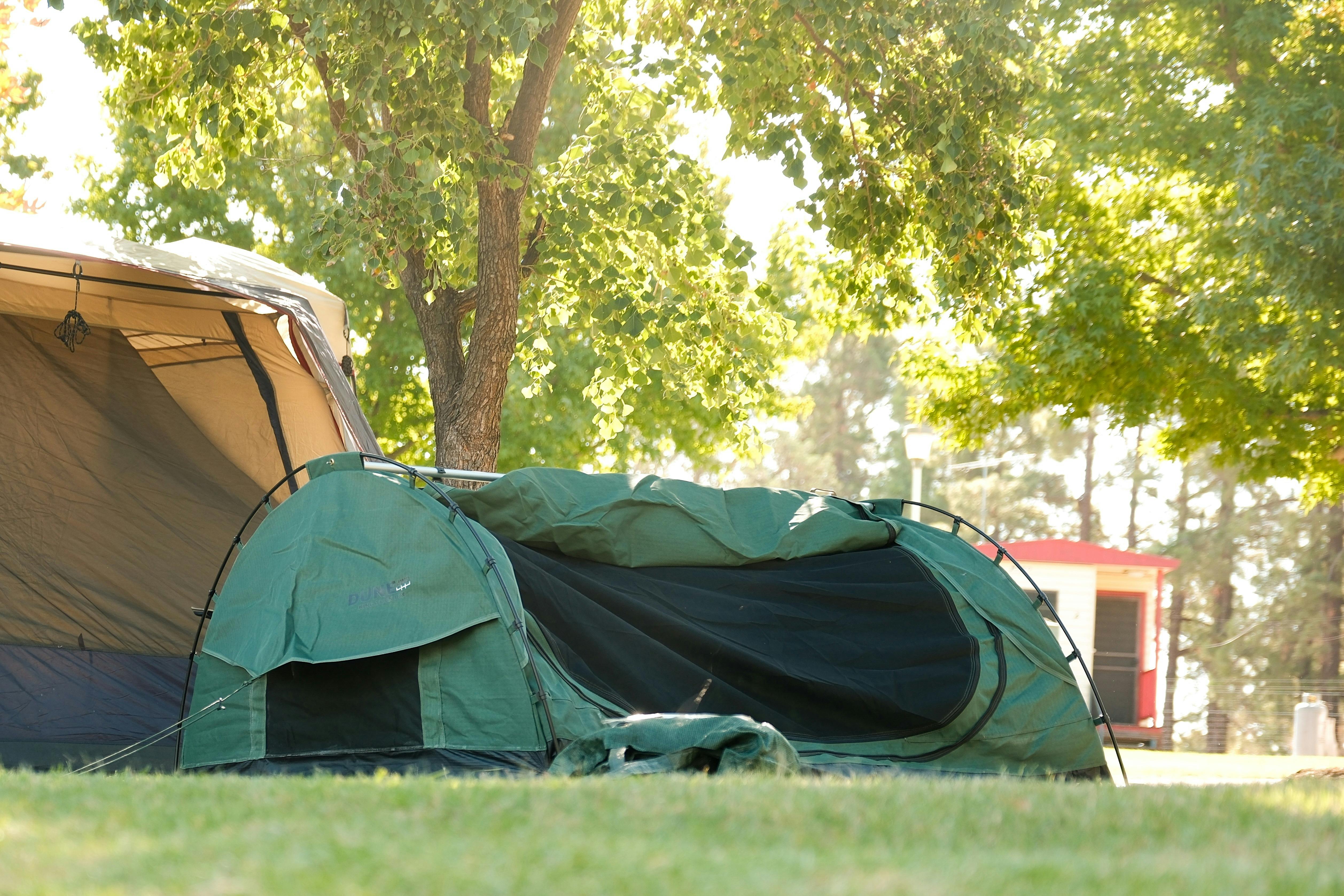 나란데라 레이크 탤벗 관광 공원의 텐트 사이트