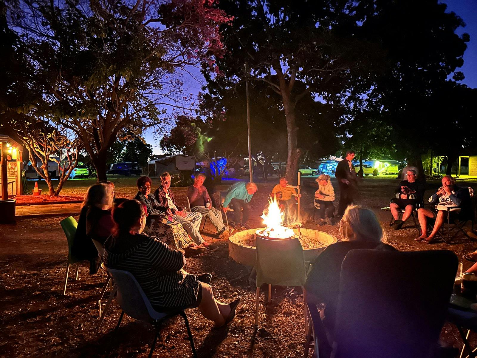 outback caravan park, outback queensland, spacious cabins, shady campground, camping,  caravan, stay
