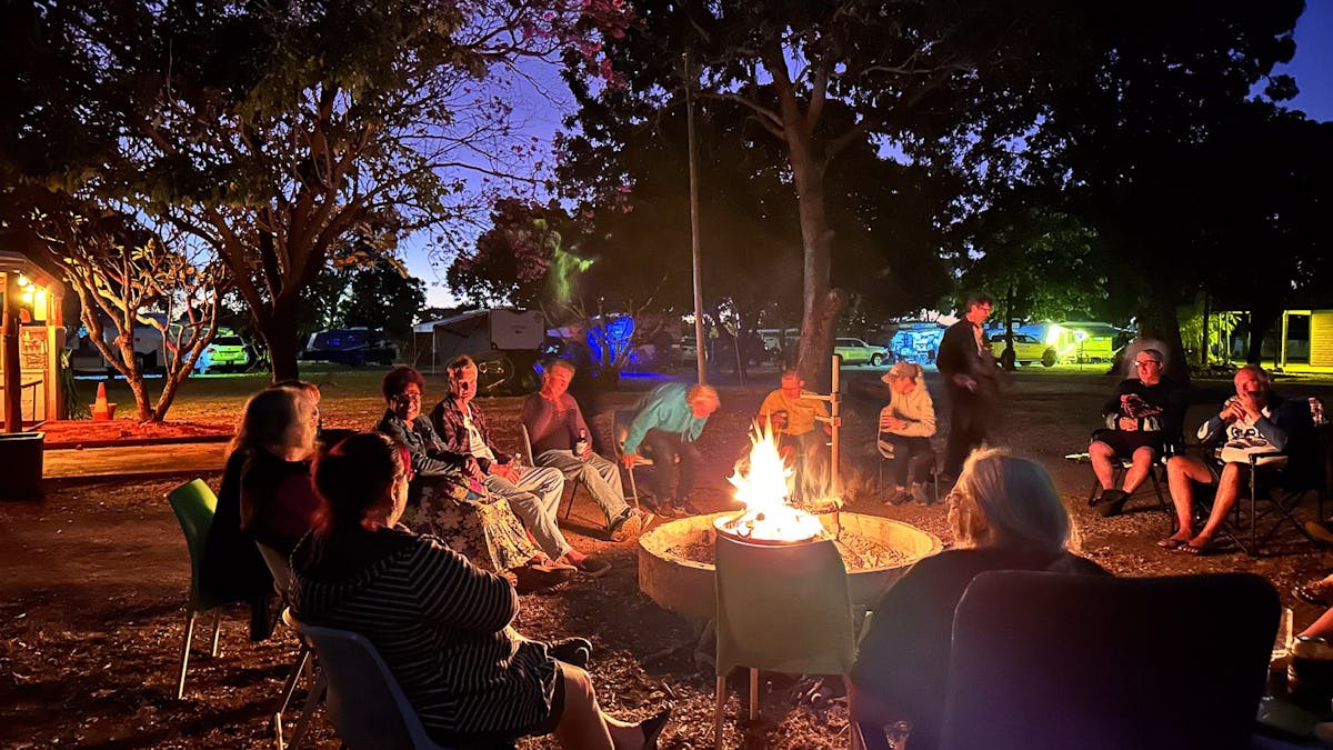 outback caravan park, outback queensland, spacious cabins, shady campground, camping,  caravan, stay