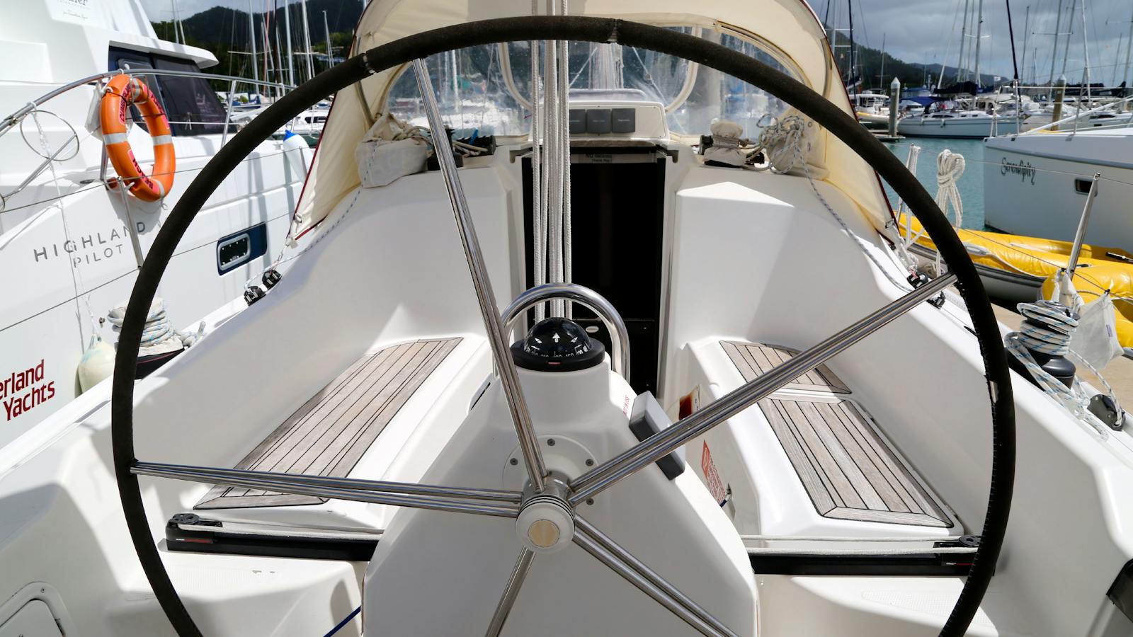 Cockpit and helm