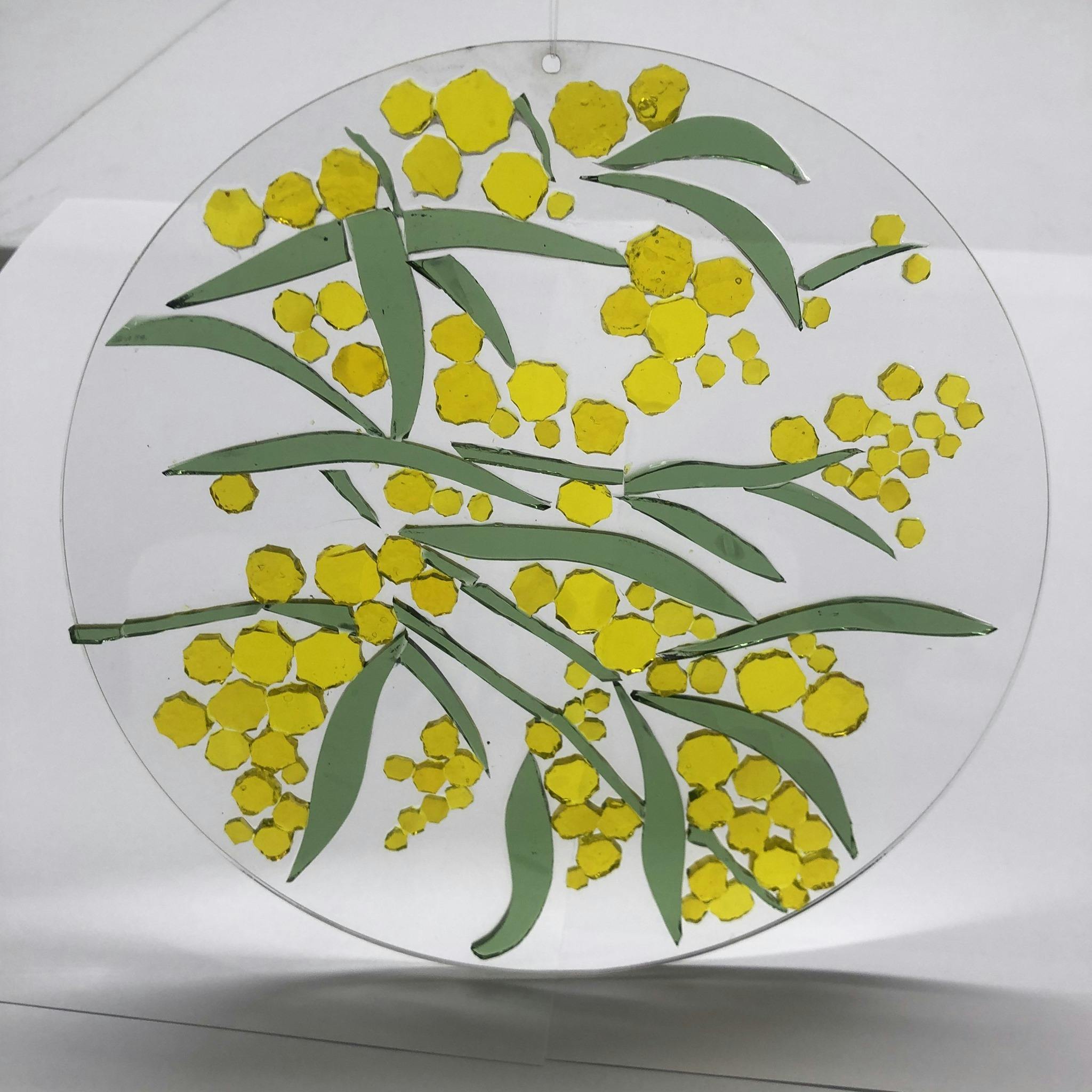 Glass Mosaic Workshop: Wattle