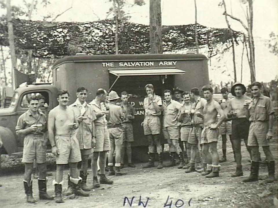 Refreshments served to No 452 Spitfire Squadron, June 1943.