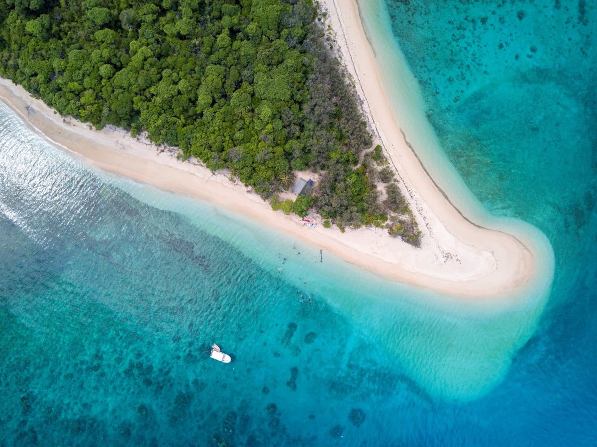 Aerial Shot of Normanby Island