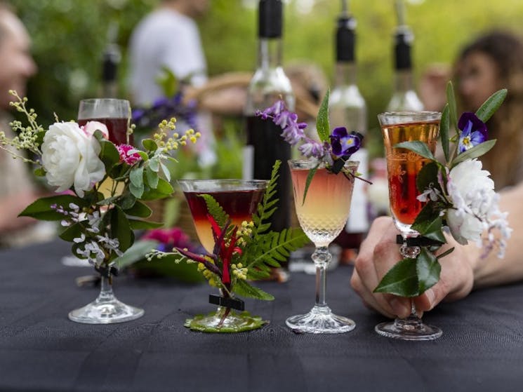 Foraging & Mixology Workshop creations