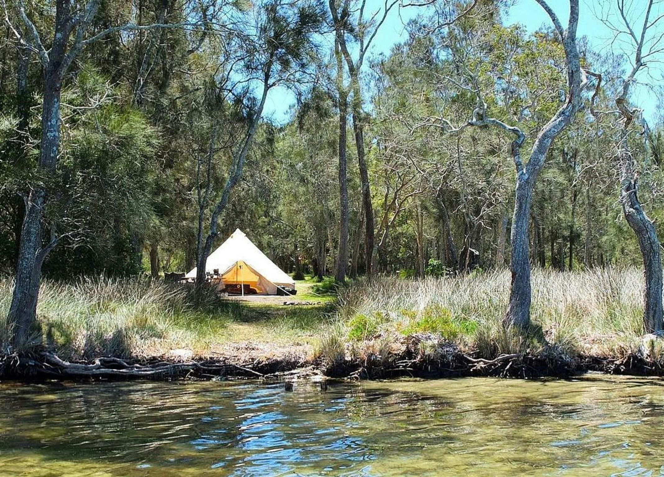 Remote camping set-up