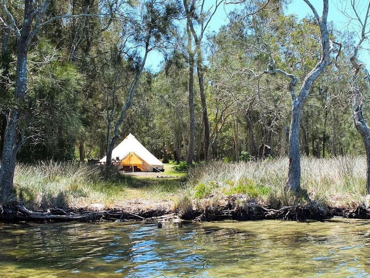 Remote camping set-up