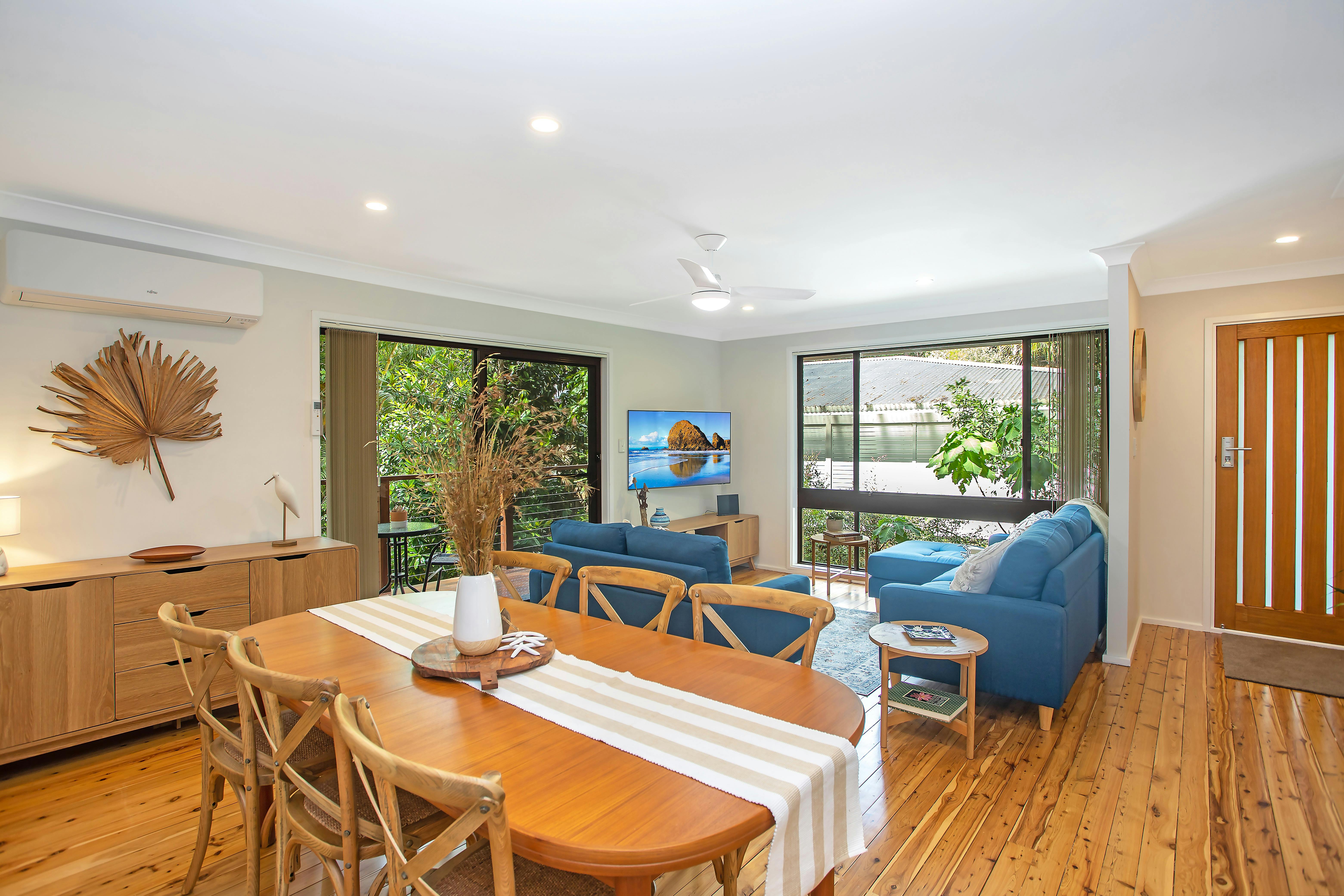 オープンプランのリビング＆ダイニング