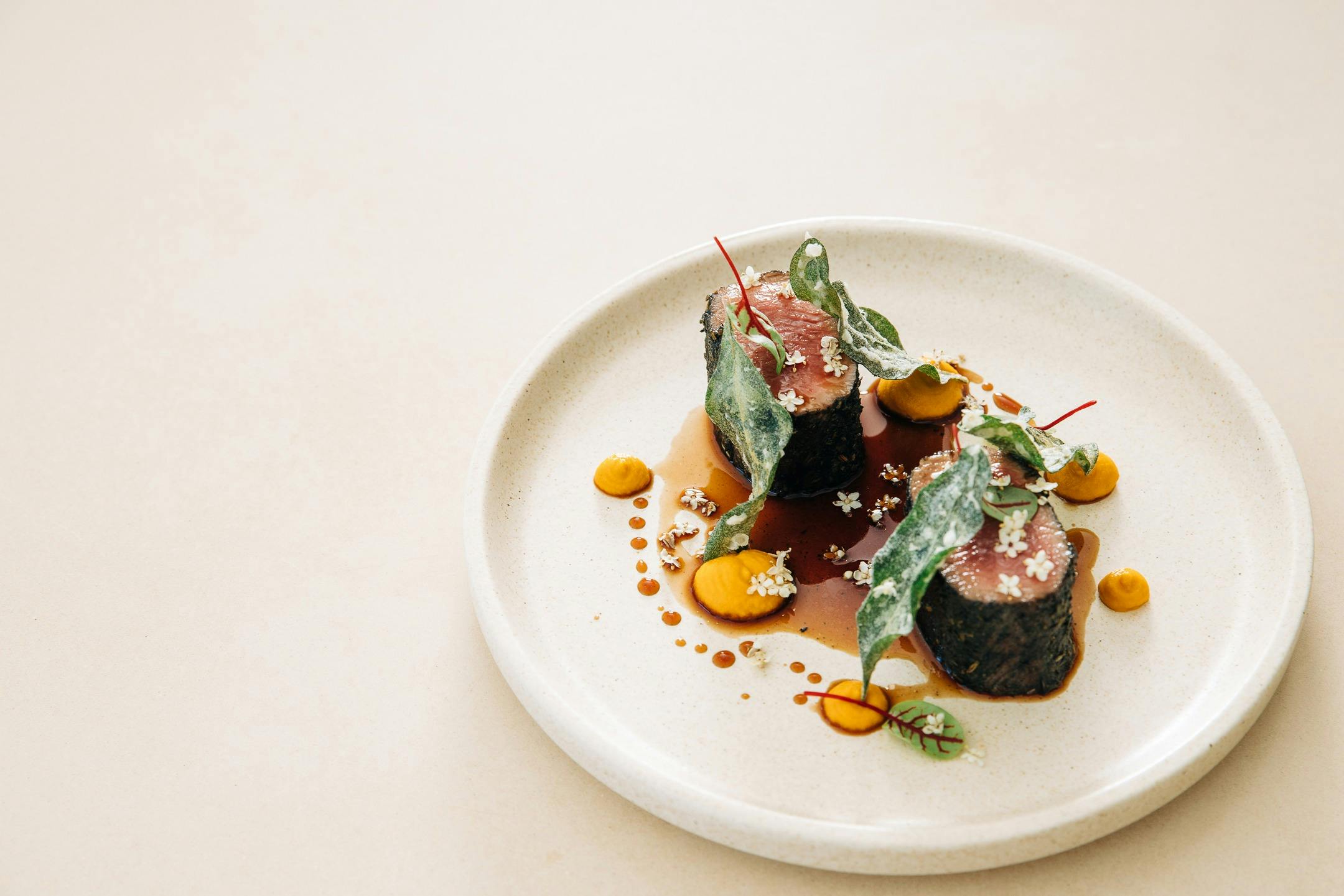 Dining at Rumi degustation Samphire Restaurant
