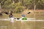 Kayaking on Bundidgerry Creek at Rocky Waterholes