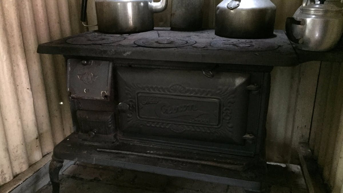wood stove
