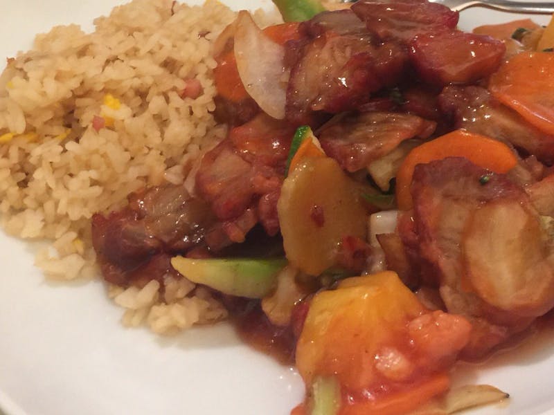 Succulent chinese meal