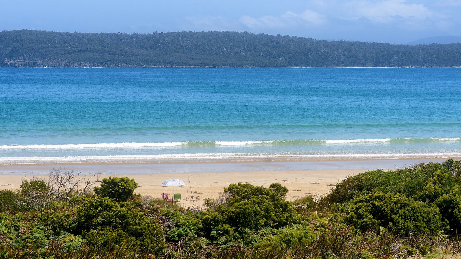 Cloudy Bay Cabin - Veranda view