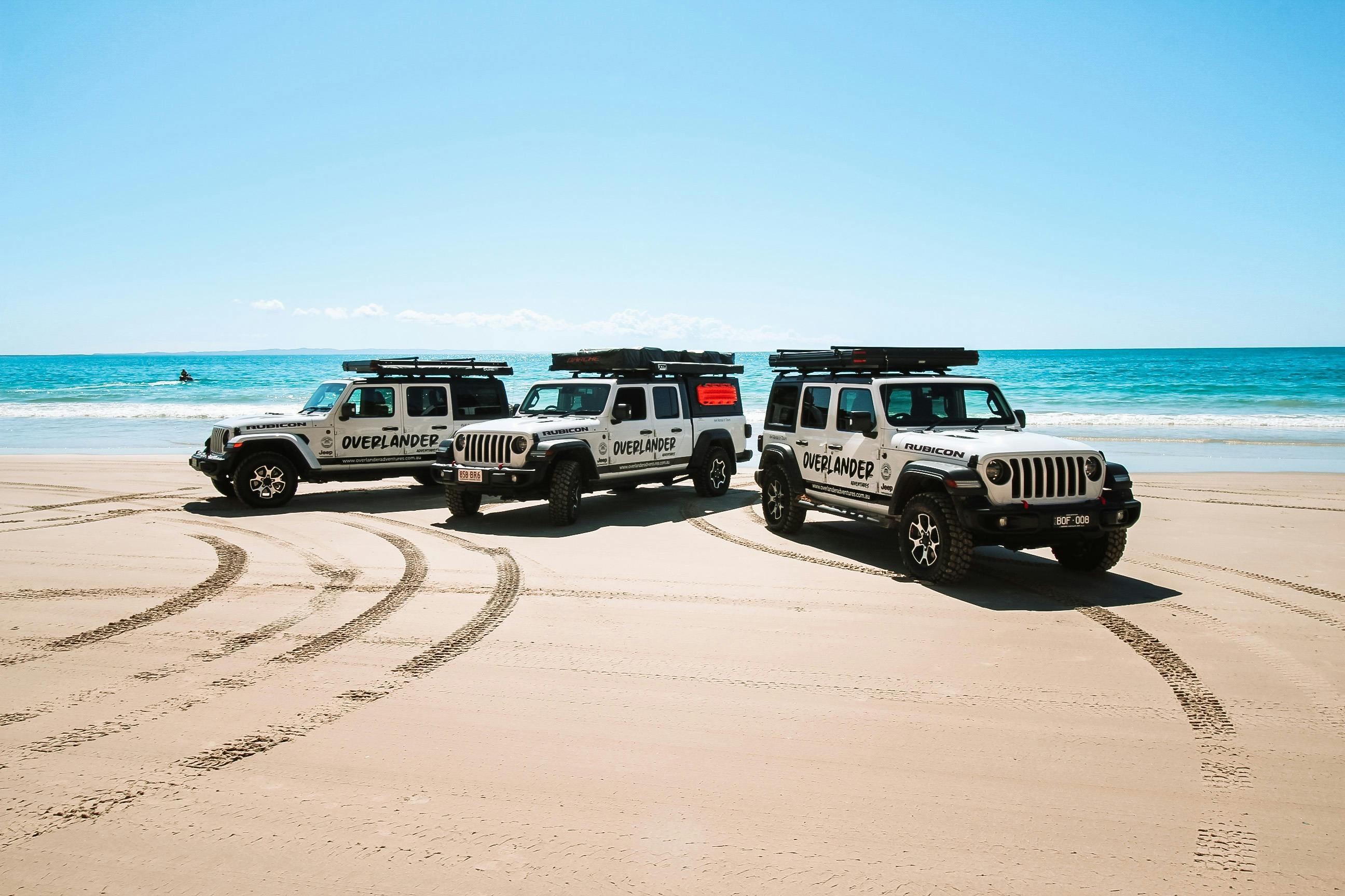 Jeep Wrangler and Jeep Gladiator 4WD Campers for Hire