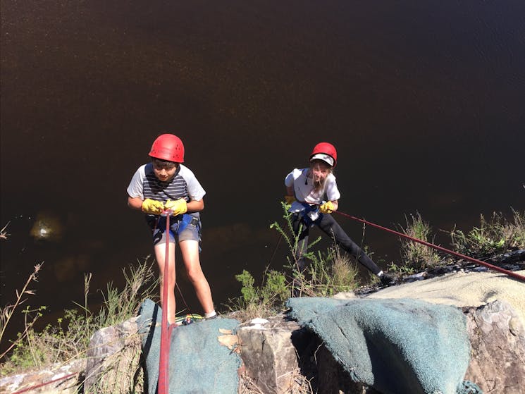 Abseiling