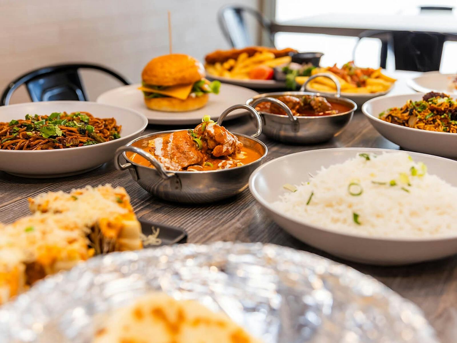 Delicious cuisine at Two Brown Men