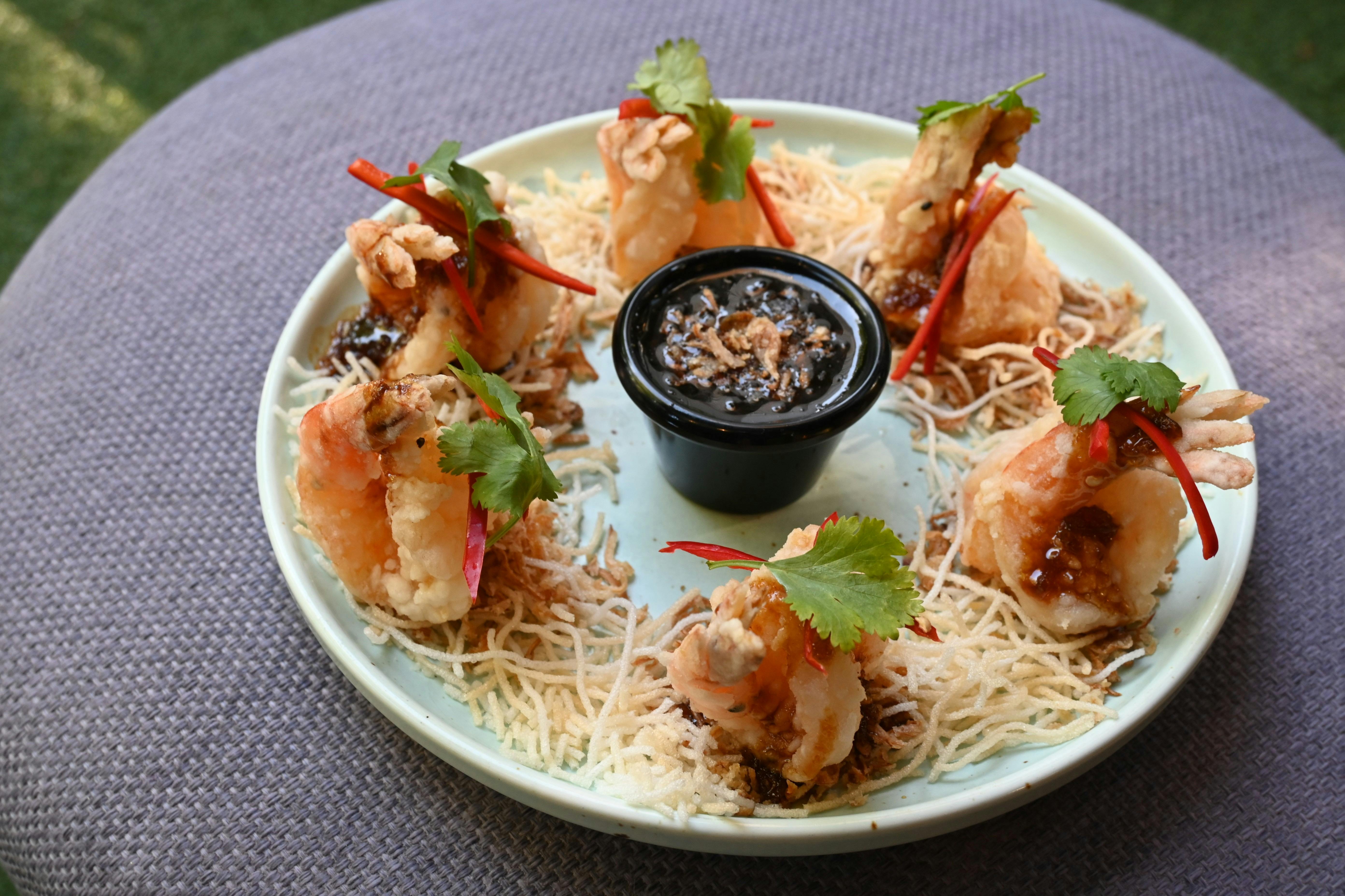 Prawns with Tamarind Sauce