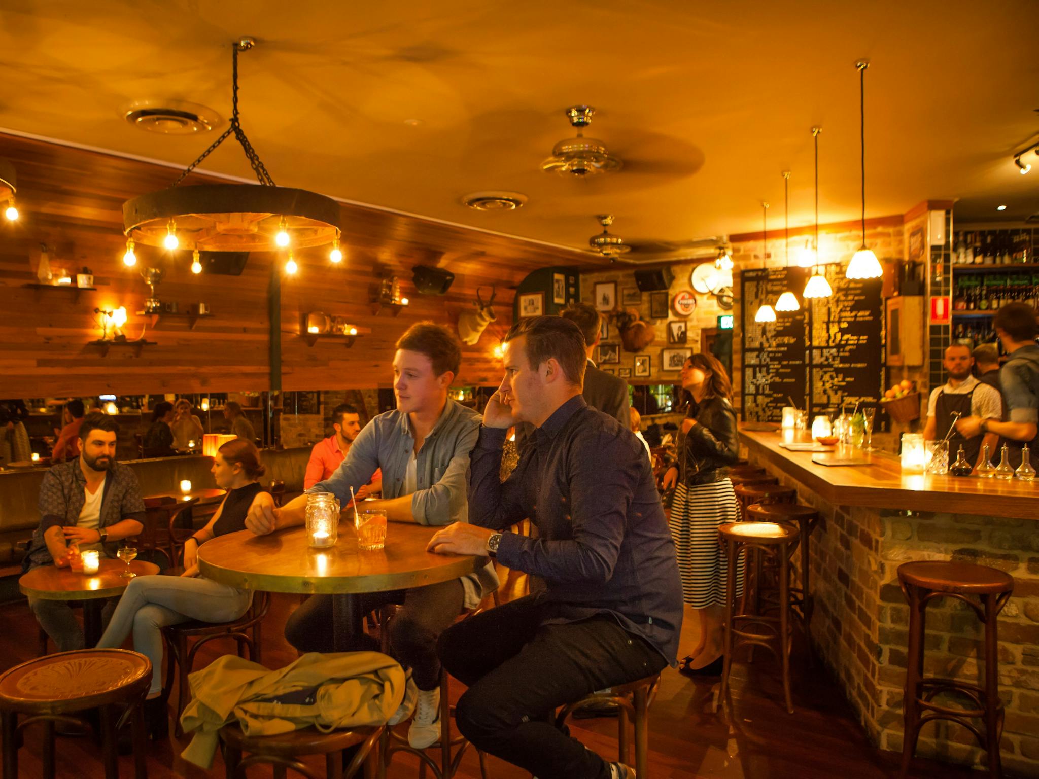 People in the bar