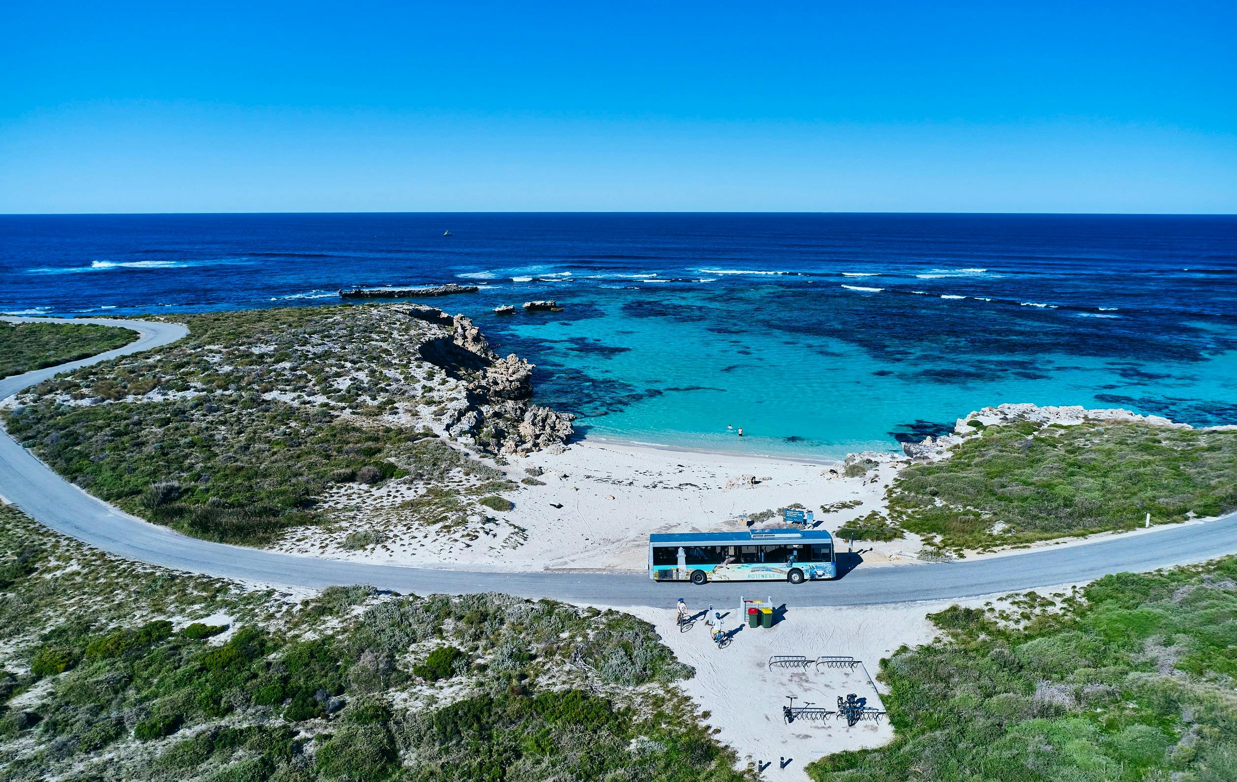 Drone view at Little Salmon Bay