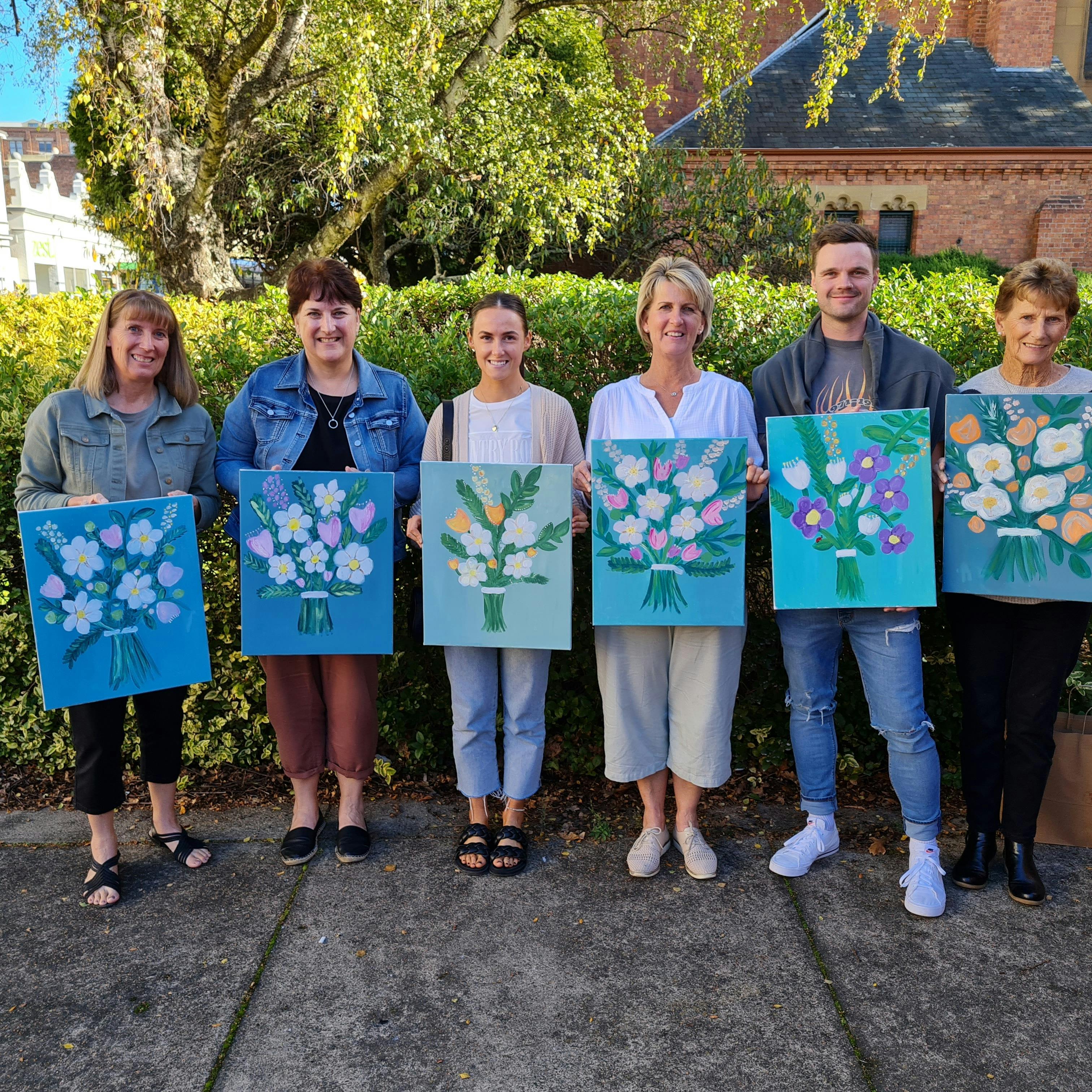 Paint and sip session