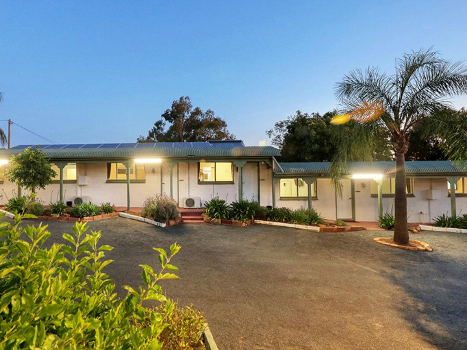 Outside parking area