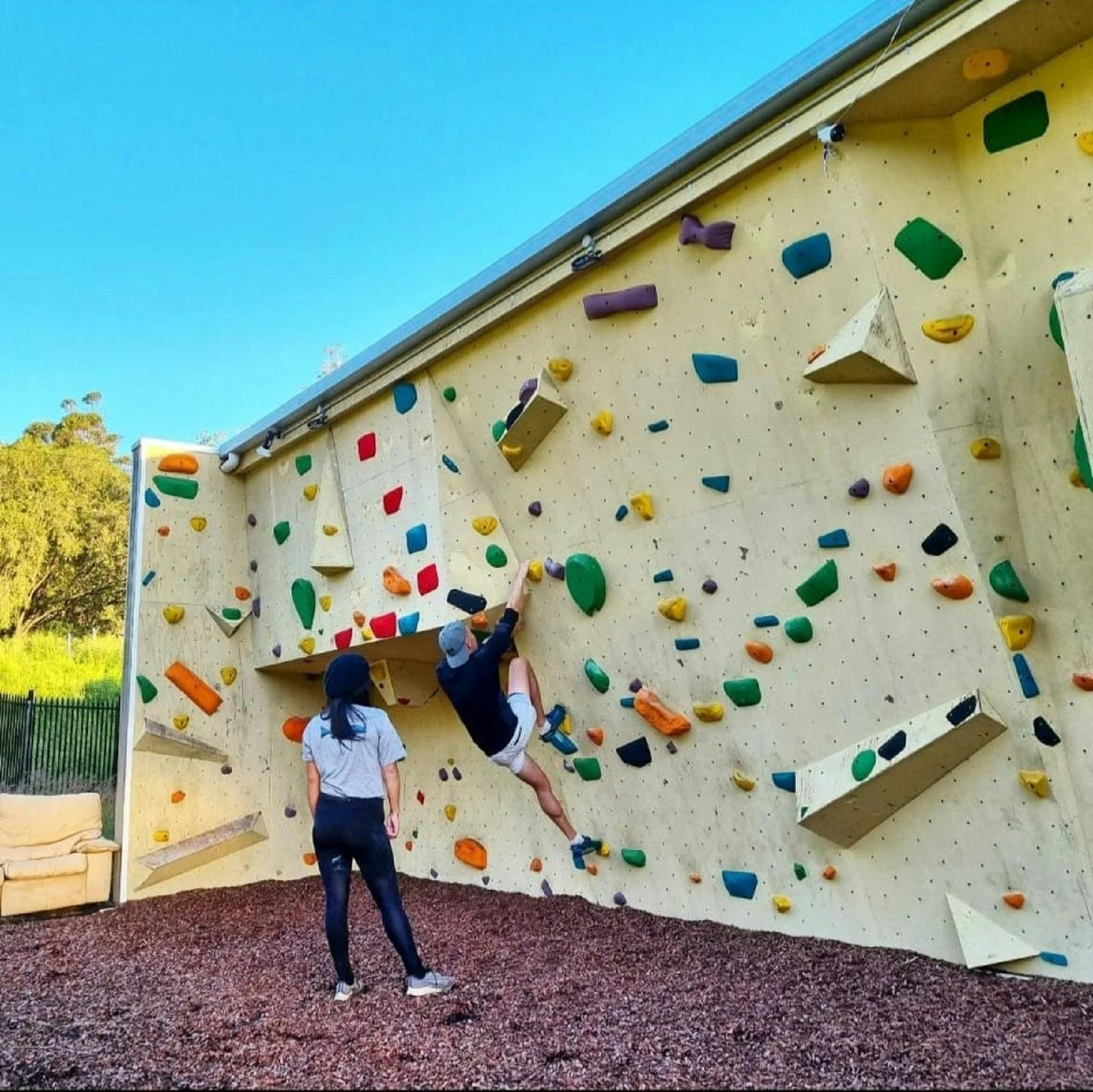 Chalked Climbing