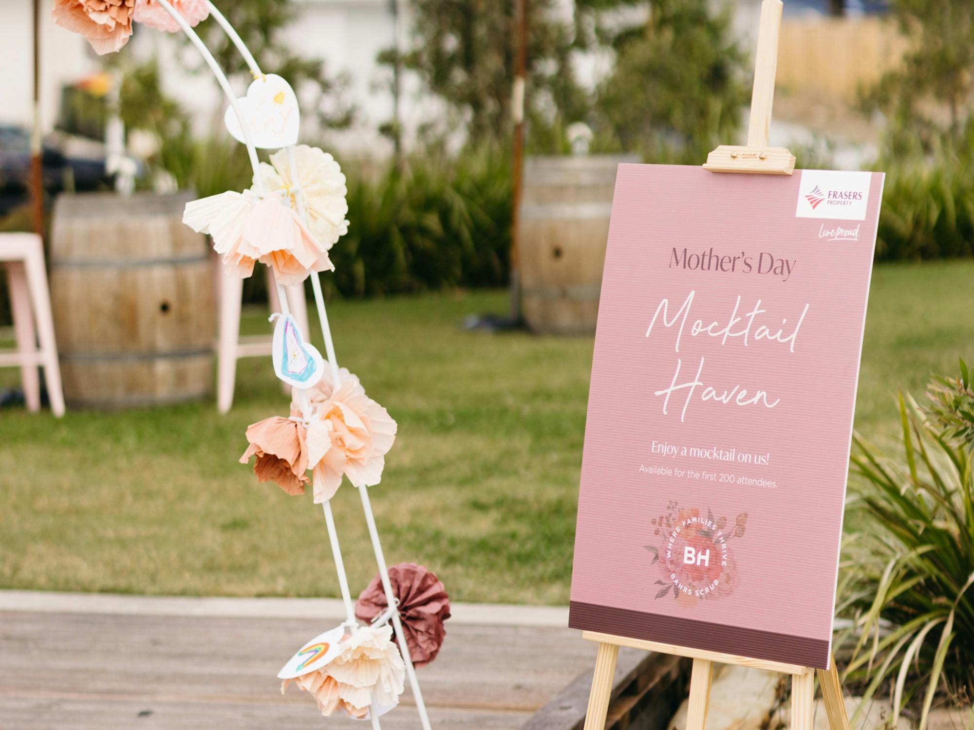 Mocktail sign