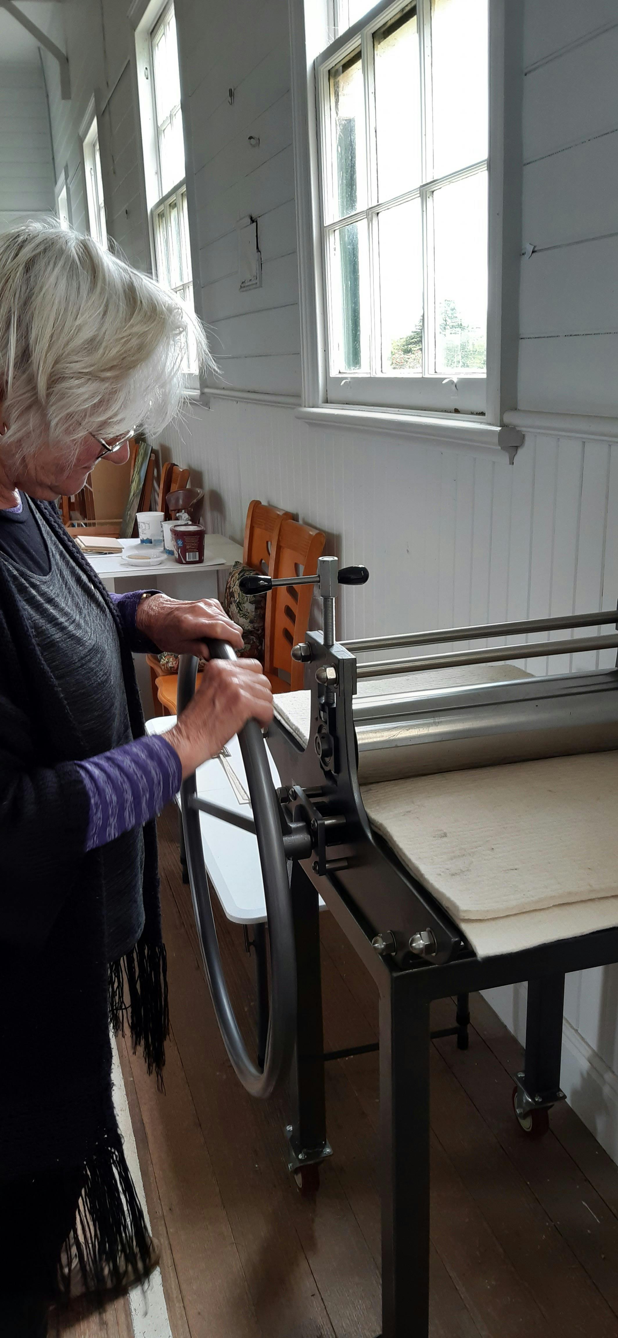 One of our Artists at work