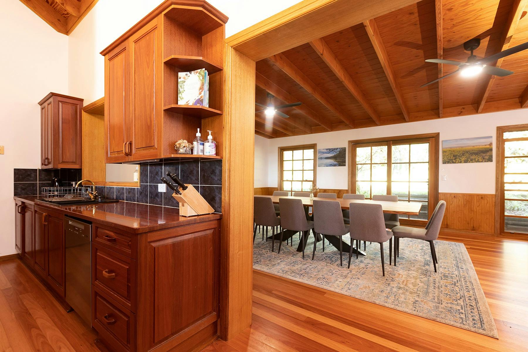 Kitchen and dining room