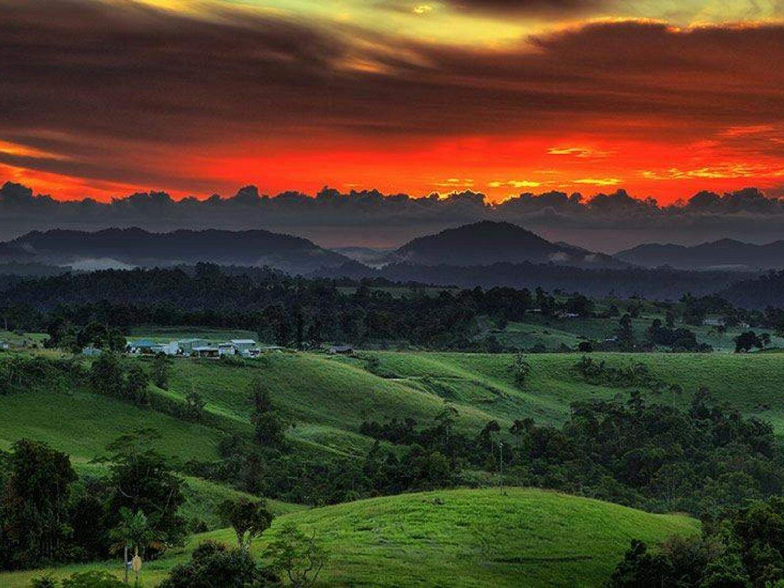 view over Atherton Tablelands