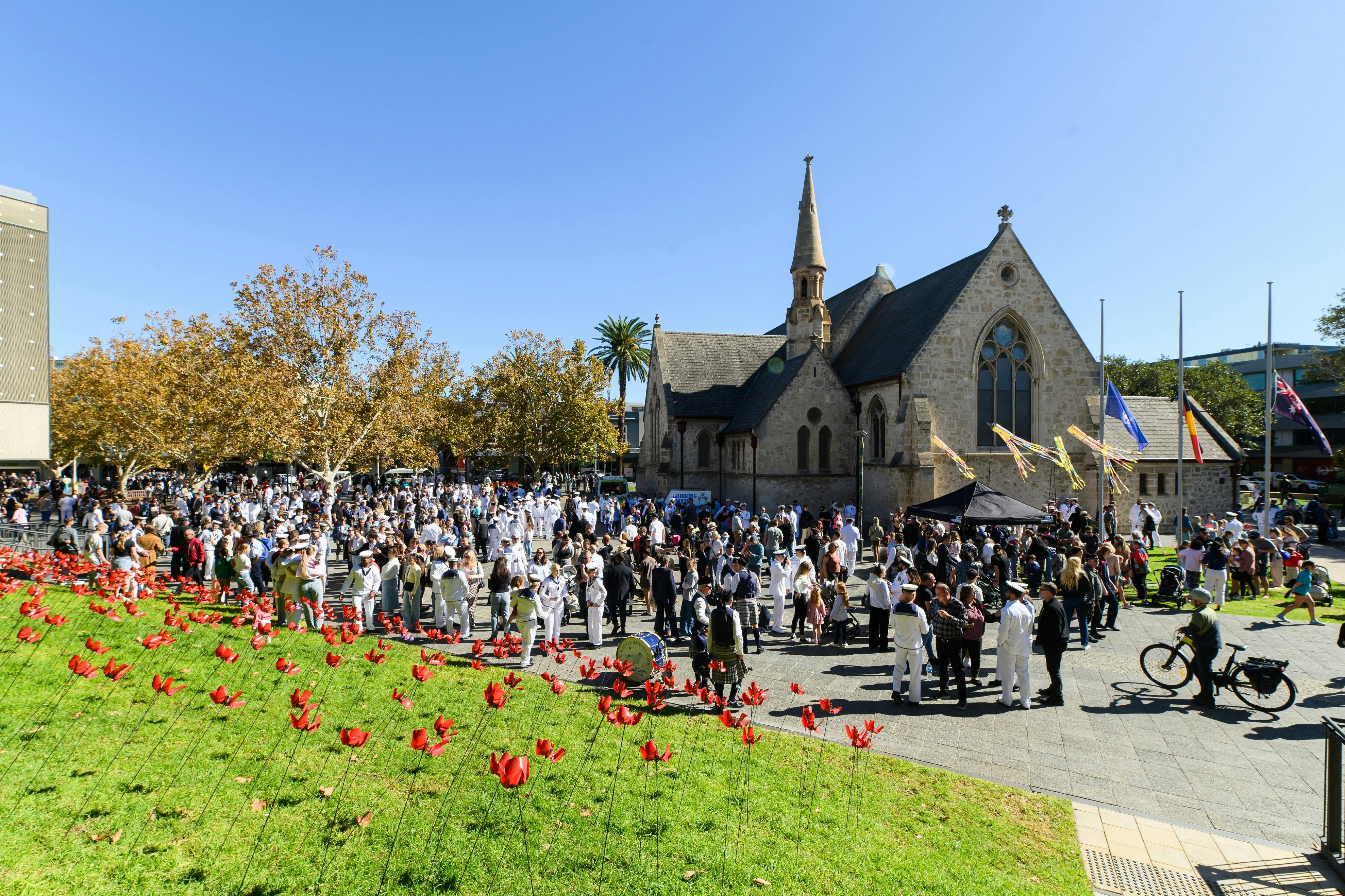 ANZAC Day 2025 celebrations in Walyalup Koort, Fremantle