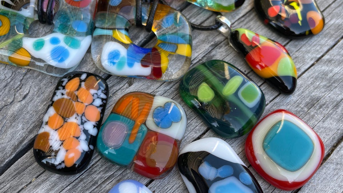 Art glass jewellery