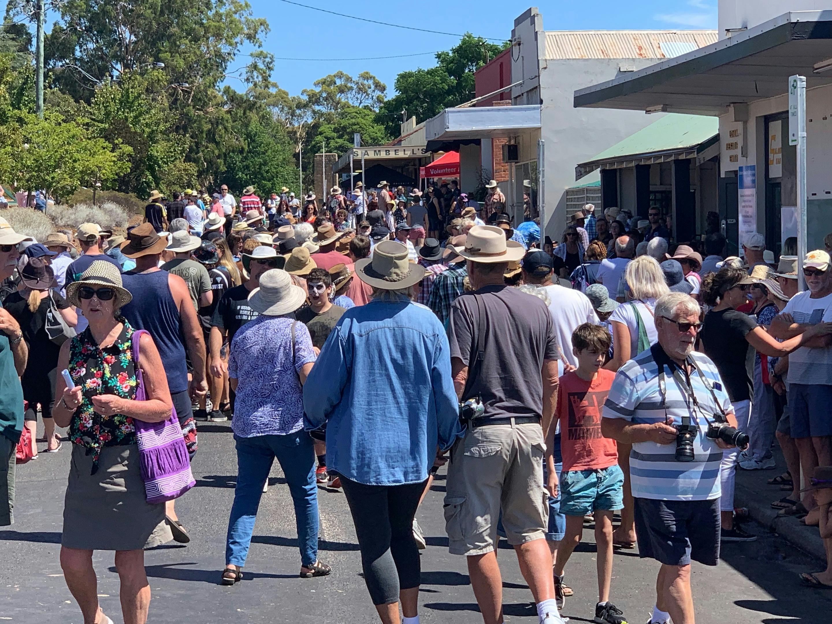 Saturday Street Crowd