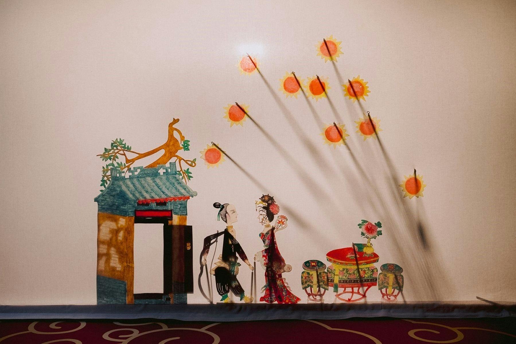 Shadow puppet show - the way stories have been passed from generations to generations