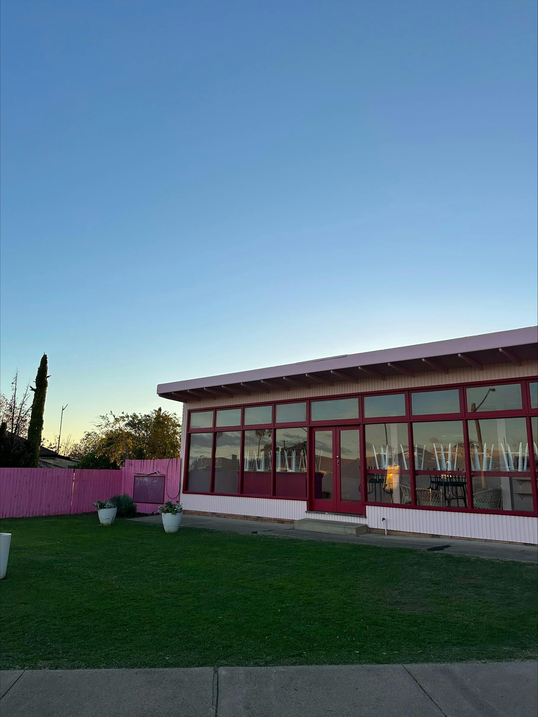 Front lawn at Sweet Petites